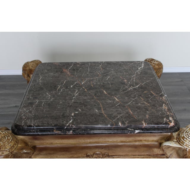 Marble Top Elephant Coffee Table Chairish