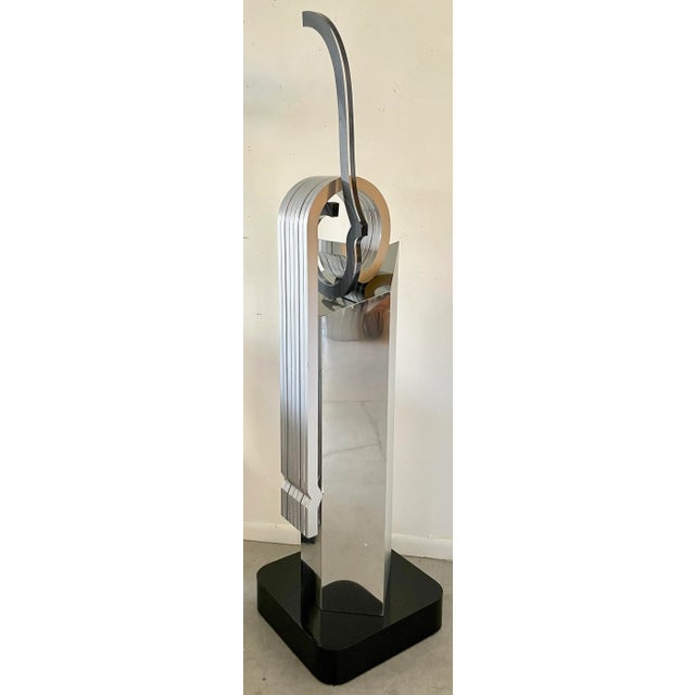 Black Norbert L.Witkowski Postmodern Tower Sculpture From 94 For Sale - Image 8 of 14