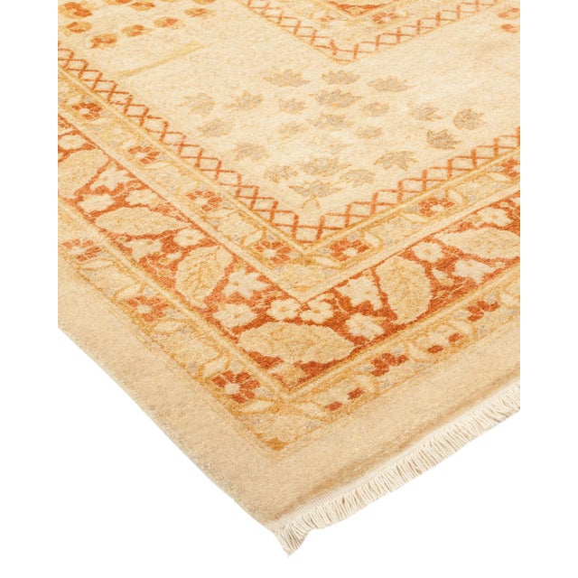 Mogul Collection Hand-Knotted Area Rug - Ivory Collection 9' 4" X 12' 2" For Sale - Image 9 of 10