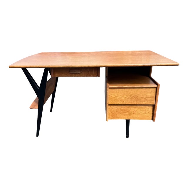 Vintage Desk by Louis Paolozzi, 1950s For Sale