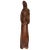 Large Mid Century Hand Carved Wooden Mother and Child Statue For Sale - Image 13 of 13
