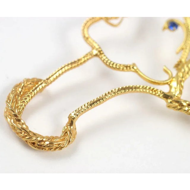 1970s 1970s Nefertiti Pendant Necklace For Sale - Image 5 of 8