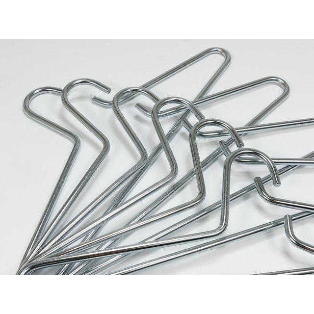 Gold Austrian Chrome-Plated Coat Hanger by Carl Auböck, 1970s For Sale - Image 8 of 11
