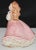 Traditional Vintage 1950s Holland Mold Figurine Woman in Flowing Pink Gown Dancing For Sale - Image 3 of 10