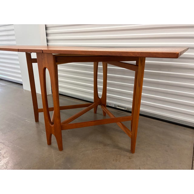 Bendt Winge Mid Century 1960's Bendt Winge Teak Dining Table Norway For Sale - Image 4 of 12