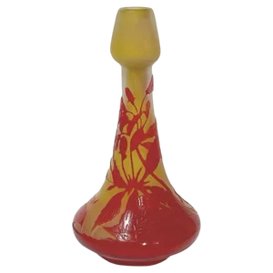 Small Art Nouveau Cameo Vase by Émile Gallé, 1900s