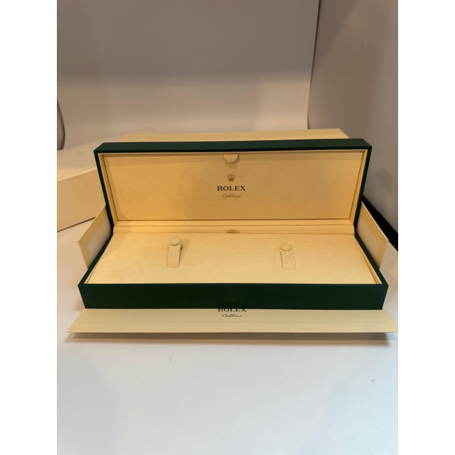 Rolex Watch Box, New Creme Empty Acs. ROLEX watch case box CELLINI L Brand New For Sale - Image 18 of 18