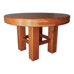 Craftsman Made 1980s Pine Dining Table