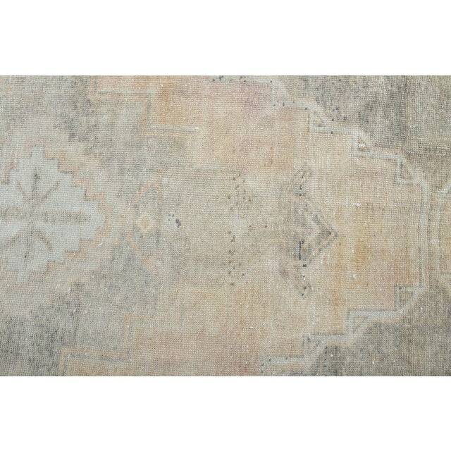 Beige 1970s Vintage Handmade Wool Cotton Turkish Beige Runner Rug For Sale - Image 8 of 11