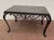 Black Wrought Iron and Marble Coffee Table, 20th Century For Sale - Image 8 of 10