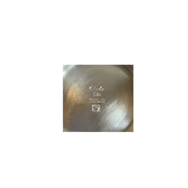 Silver Vintage Barker Ellis Round Silverplate Pedestal Compote Bowl Dish For Sale - Image 8 of 9