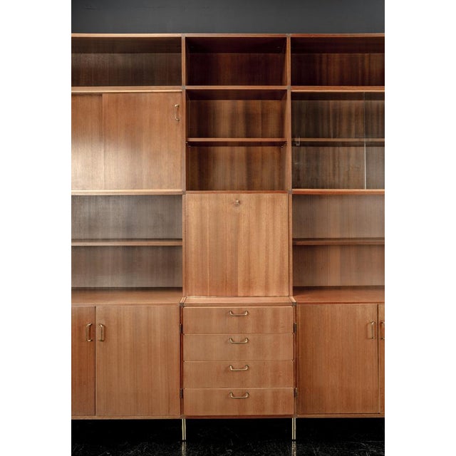 Sideboard with Shelves by Erwin Behr Study for Bmz, 1950s For Sale - Image 14 of 18