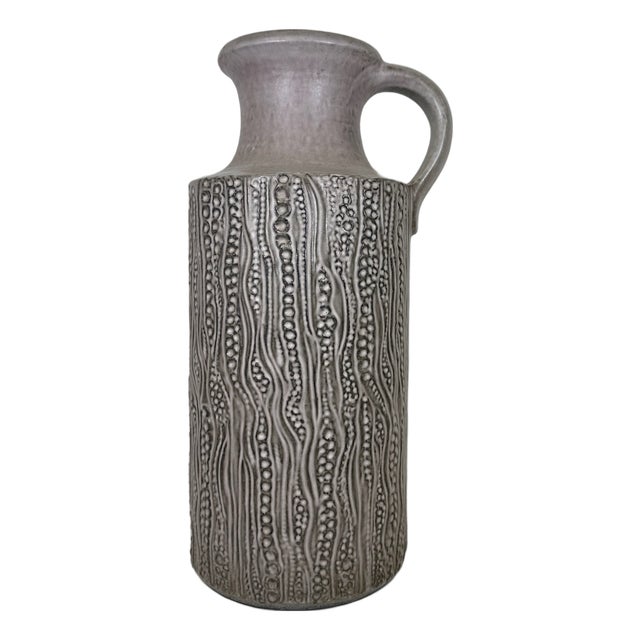 Brutalist Model 7652-45 Relief Floor Vase by Carstens Tönnieshof, 1970s For Sale