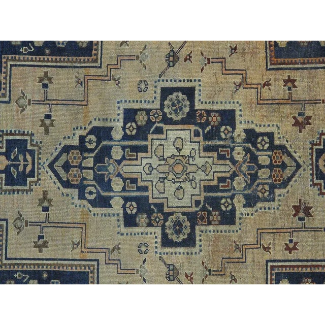 Persian 1900's Persian Mazleghan, 4'1" X 6'7" For Sale - Image 3 of 6
