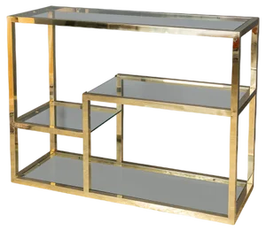 Antique Etagere in Chromed Brass, 1970