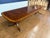Brown Classic Double Scalloped Multi-Banded Mahogany Dining Table by Leighton Hall - Showroom Sample For Sale - Image 8 of 15