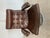 1960s Vintage Brown Leather Ekornes Stressless Reclining Lounge Chair & Stool 1960,s For Sale - Image 5 of 18