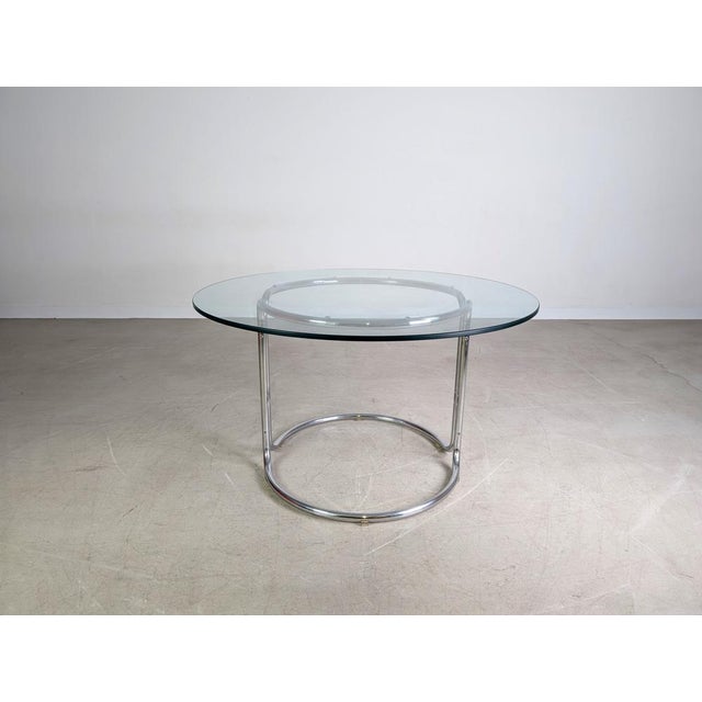 Mid-Century Modern Midcentury Modern Dining Table in Glass, 1980 For Sale - Image 3 of 10