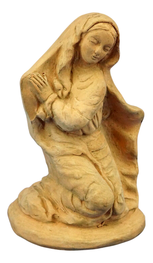 19th Century Neapolitan Nativity Scene Terracotta Madonna Sculpture, Italy, 1800s