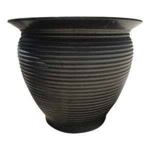 Late 20th Century Modern Ribbed Planter