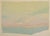 20th Century School, Landscape Scene in Pastel Hues, Lithograph in Colors on Embossed Paper, unsigned, wood frame. Image:...