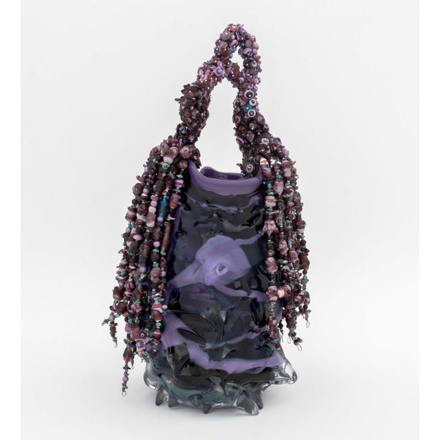 Laura Donefer "Amulet Basket" Glass Sculpture For Sale - Image 10 of 14