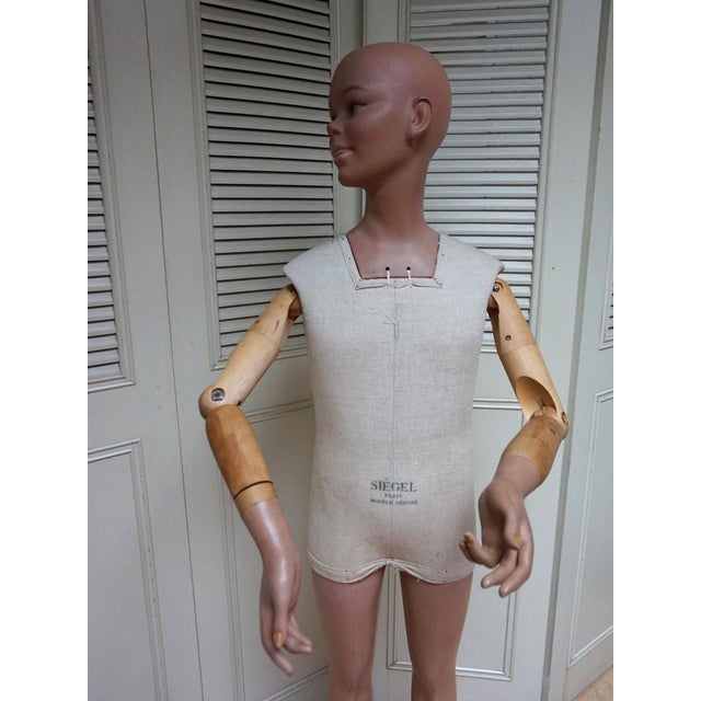 Vintage Lifesize French Siegel Paris Mannequin Girl Store Dislplay, 1940s For Sale - Image 15 of 18
