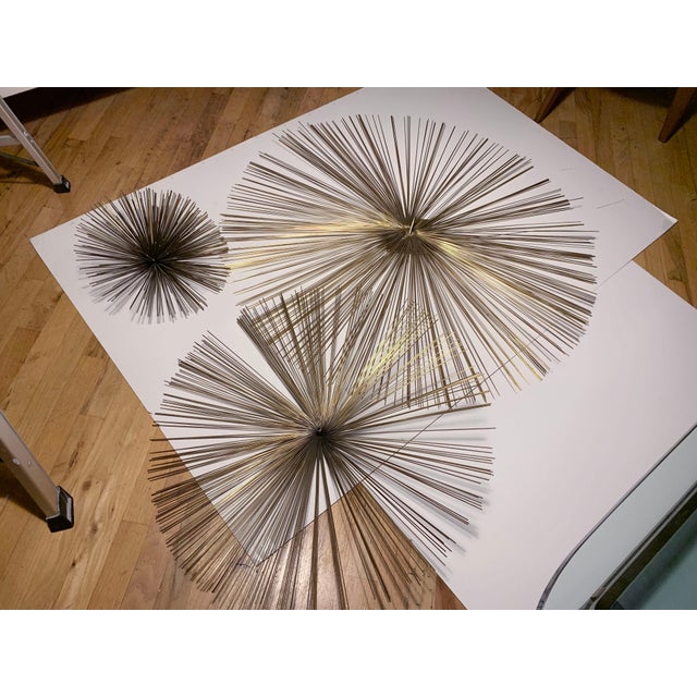 Signed Curtis Jere Starburst POM POM Abstract Wall Sculpture For Sale - Image 4 of 5