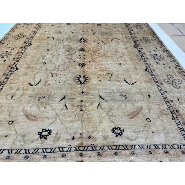 Persian Zeigler Carpet , 8'10" X 12'1 For Sale - Image 3 of 9