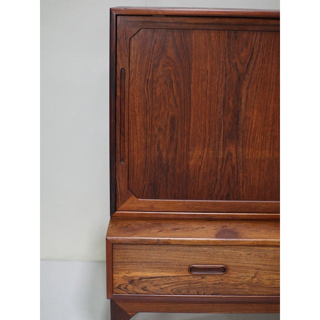 Brown Model 54 Highboard in Kingwood by Kai Kristiansen for Schou Andersen, 1960s For Sale - Image 8 of 18