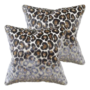 Kravet Couture Velvet Animale Accent Pillows - Set of 2