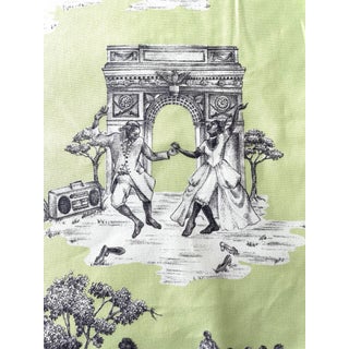 Sheila Bridges Harlem Toile De Jouy Fabric - 2 Yards For Sale