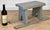 A Primitive Farmhouse Wood Gray Milking / Foot Stool, c. Early 20th Century - Solid Wood with Early Gray Painted Finish -...