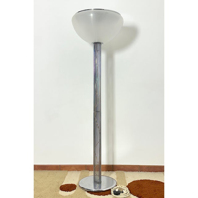 Moana Floor Lamp by Luigi Massoni for Guzzini, Italy, 1970s For Sale - Image 10 of 12