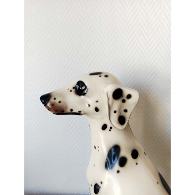 Vintage Ceramic Dalmatian Dog, Italy, 1970s For Sale - Image 11 of 14