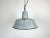 Industrial Grey Enamel Factory Lamp, 1960s For Sale - Image 13 of 13