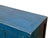 Vintage Distressed Cerulean Blue Doors Low Tv Stand Console Table Cabinet For Sale - Image 10 of 12