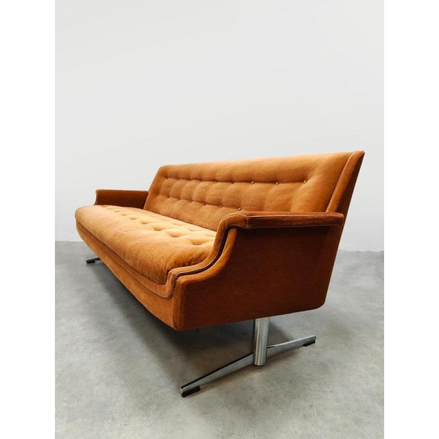 Mid-Century Madmen Style Swivel Armchairs & Sofa, 1970s For Sale - Image 9 of 11