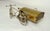 Brass Handmade Antique Brass Bicycle Bike W/ Moving Parts & Side Car Trinket Box Jar For Sale - Image 8 of 13