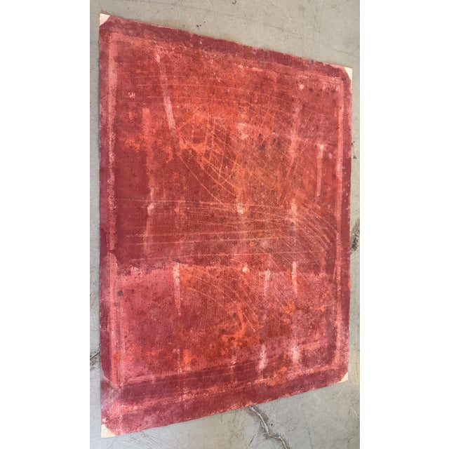 Original abstract watercolor on paper by the noted Montana artist, curator, and arts administrator Terry Karson. Dated...