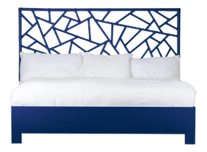 Tiffany Bed King - Navy Blue