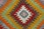 Mid 20th Century Vintage Turkish Kilim Rug- 5′7″ × 9′6″ For Sale - Image 5 of 13