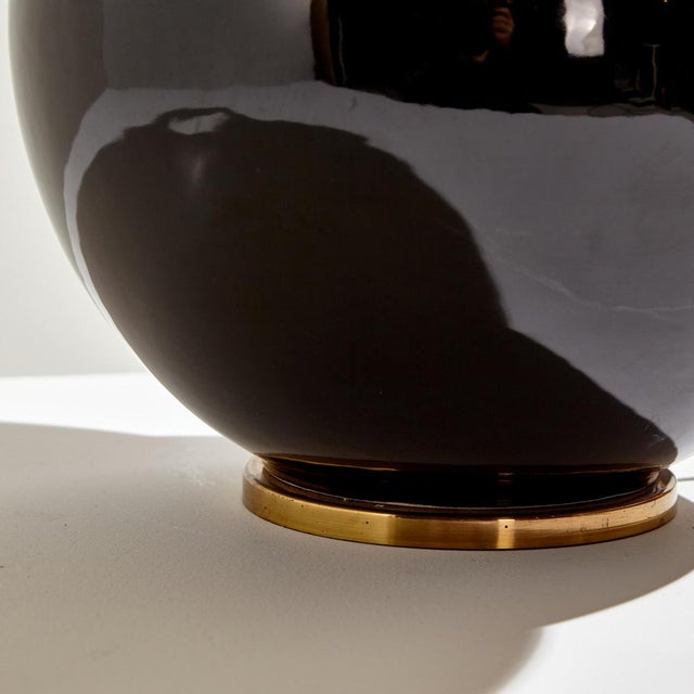1970s Vintage Glass Table Lamp, 1970s For Sale - Image 5 of 10
