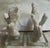 Coastal Pair Faux Coral White Thick Finger Mounted on Glass Decorative Objects For Sale - Image 3 of 12