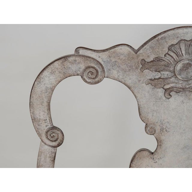 Rococo Swedish Armchairs, 19th Century, Set of 2 For Sale - Image 3 of 7