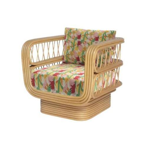 Luna Chair in Stained Rattan by Popus Editions For Sale - Image 6 of 11