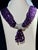 700 Ct Natural Amethyst Multi Layer Bead Necklace in Platinum with 9 Ct Diamonds For Sale - Image 14 of 18