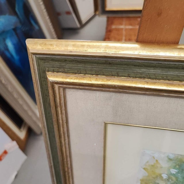 Walter Piacesi, Watercolor, Framed For Sale - Image 5 of 9