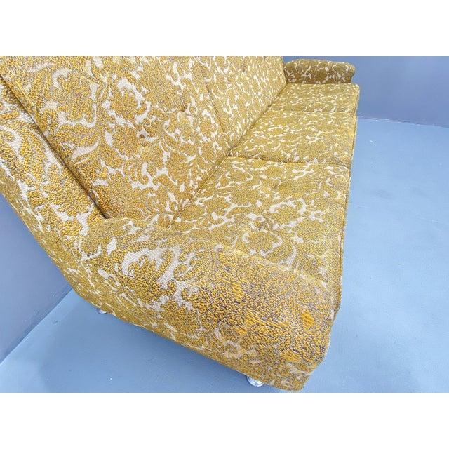 Textile Mid-Century Upholstered Folding Sofa, Central Europe, 1970s For Sale - Image 7 of 18