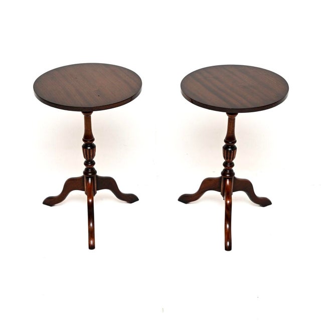 Antique Georgian Wine Tables, 1950, Set of 2 For Sale - Image 11 of 11